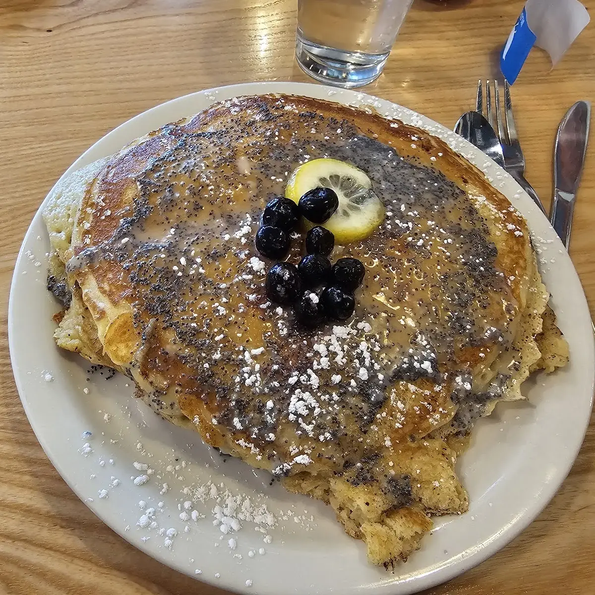 Lemon Blueberry Pancakes