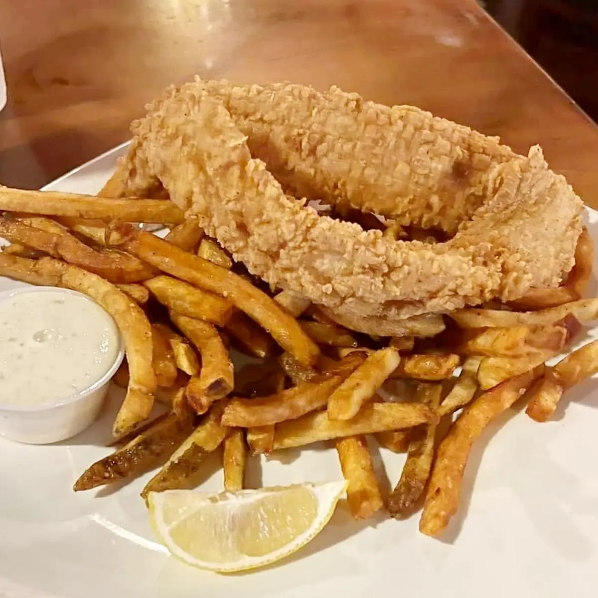 Fish and Chips with Guinness Draught