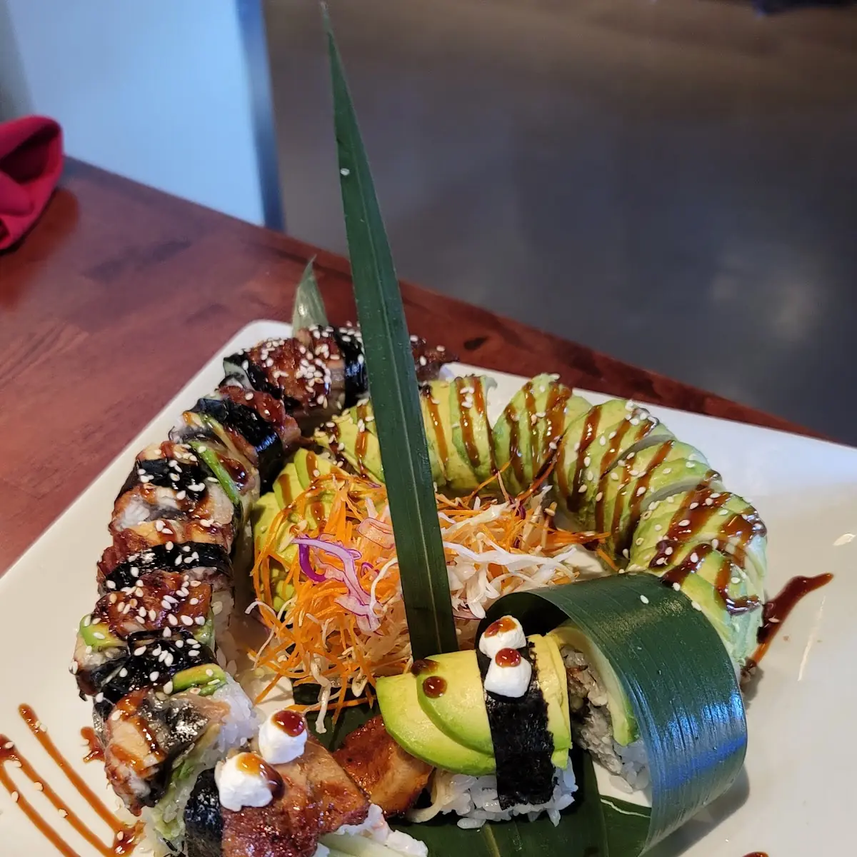 Caterpillar and Dragon Roll