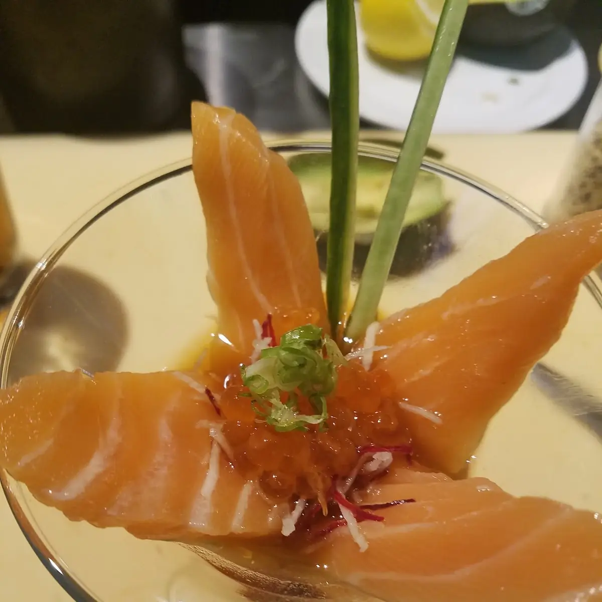 Salmon Sashimi Salmon Roll Nigiri 2