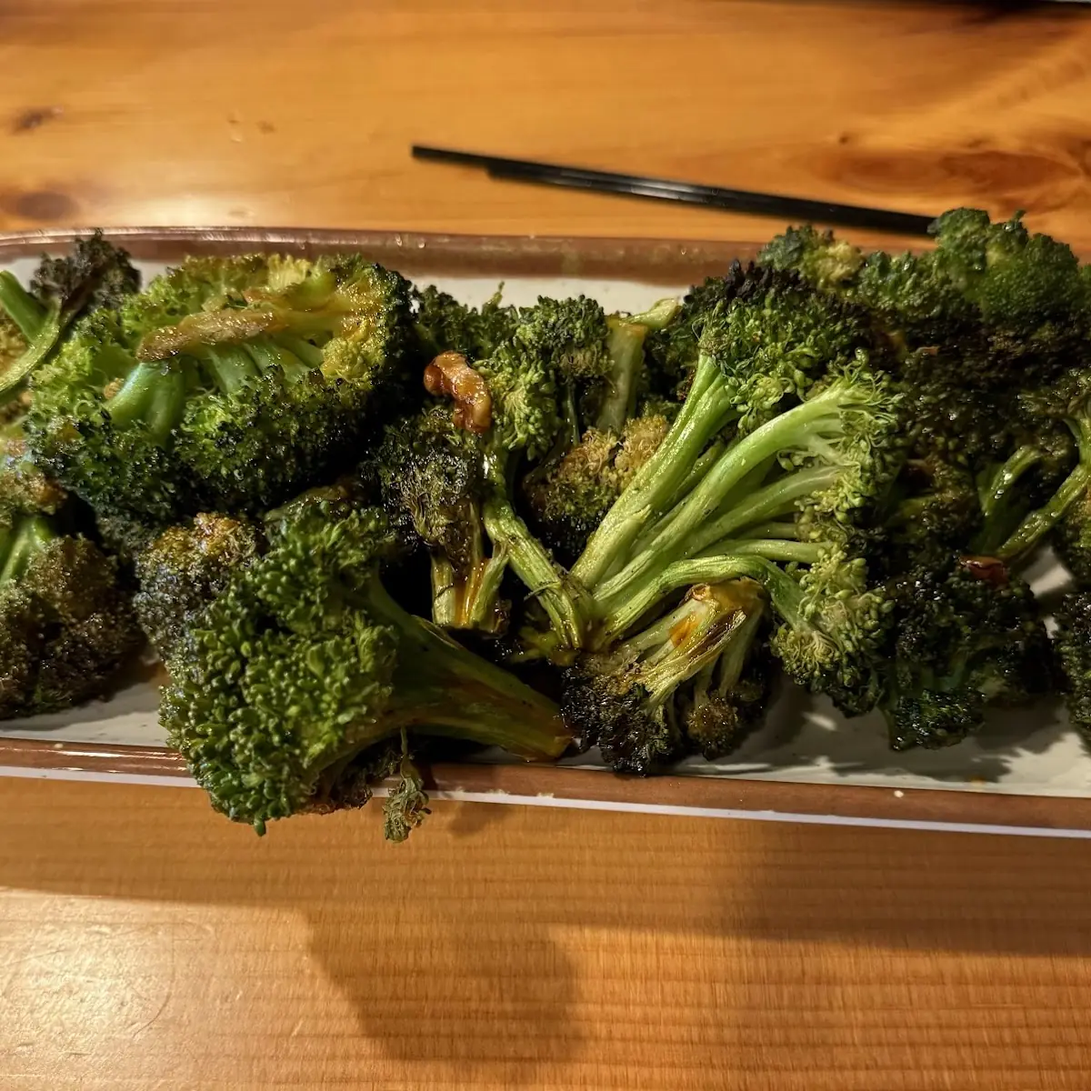 Hot Honey Charred Broccoli