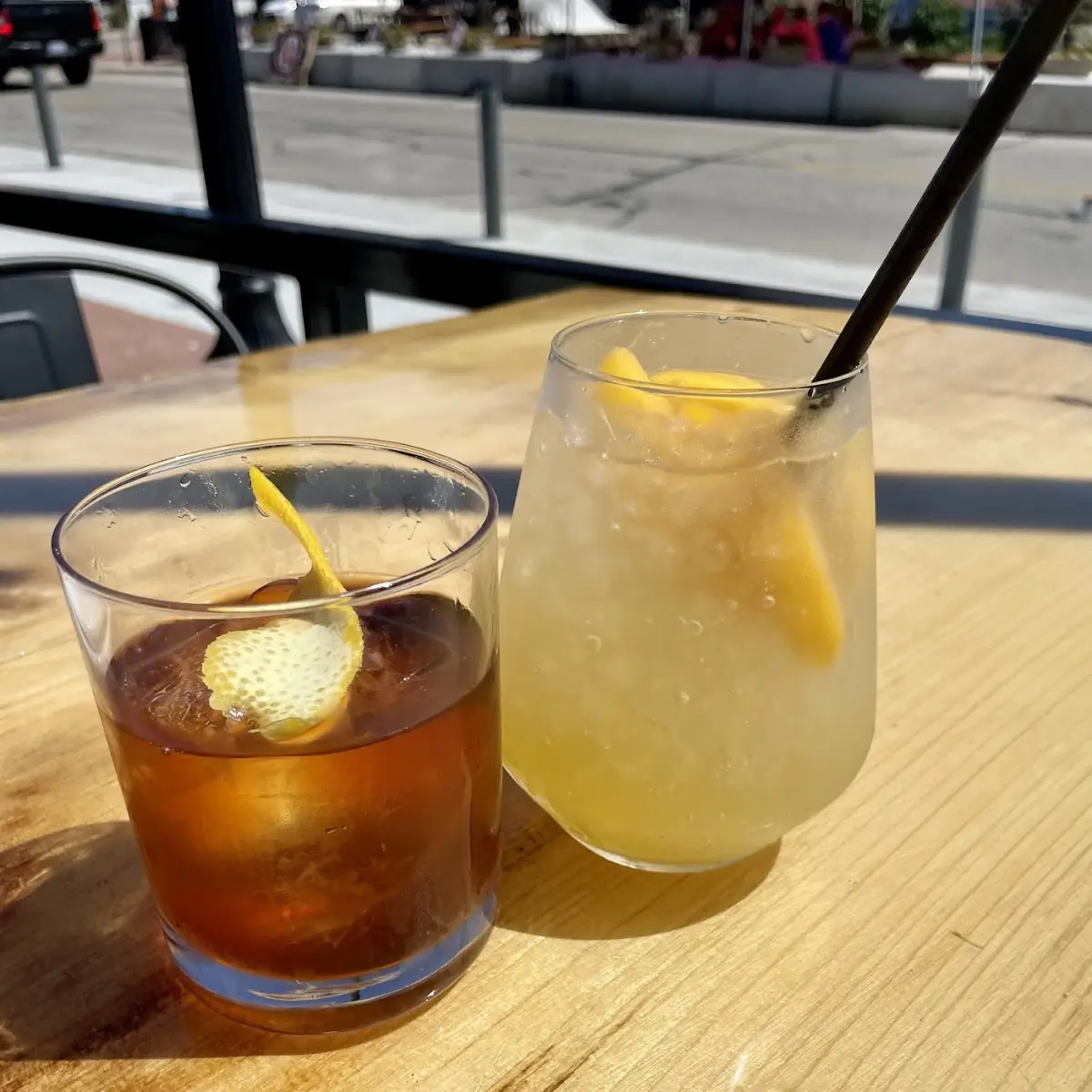 Old Fashioned and White Sangria