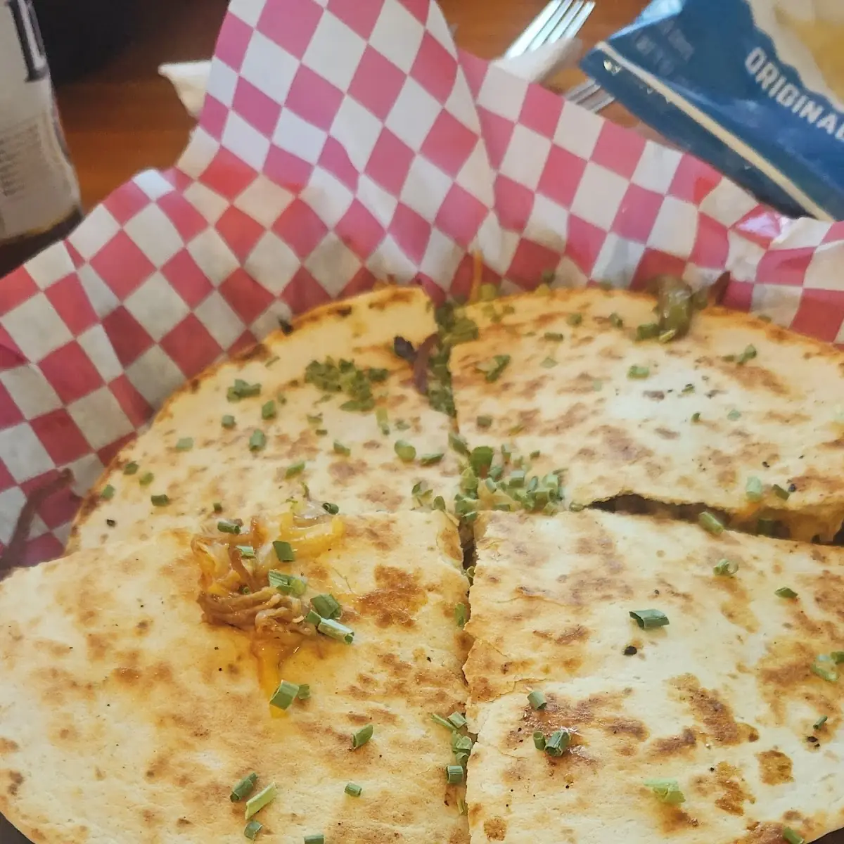 Impossible Steak Quesadilla