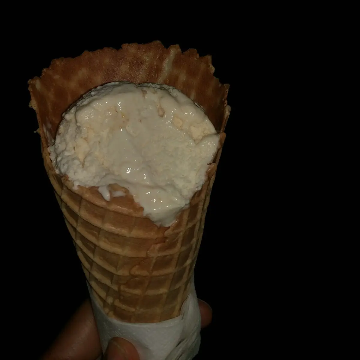 Caramel Crunch on Waffle Cone