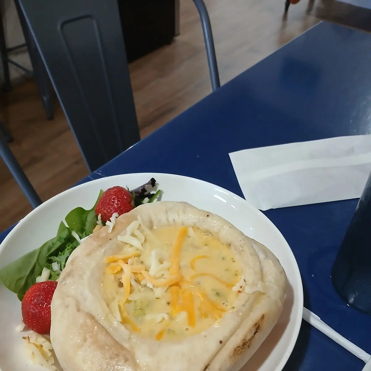 Broccoli and Cheese Bread Bowl