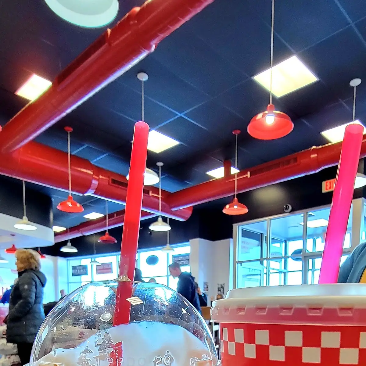 Chocolate Shake and an Iced Tea