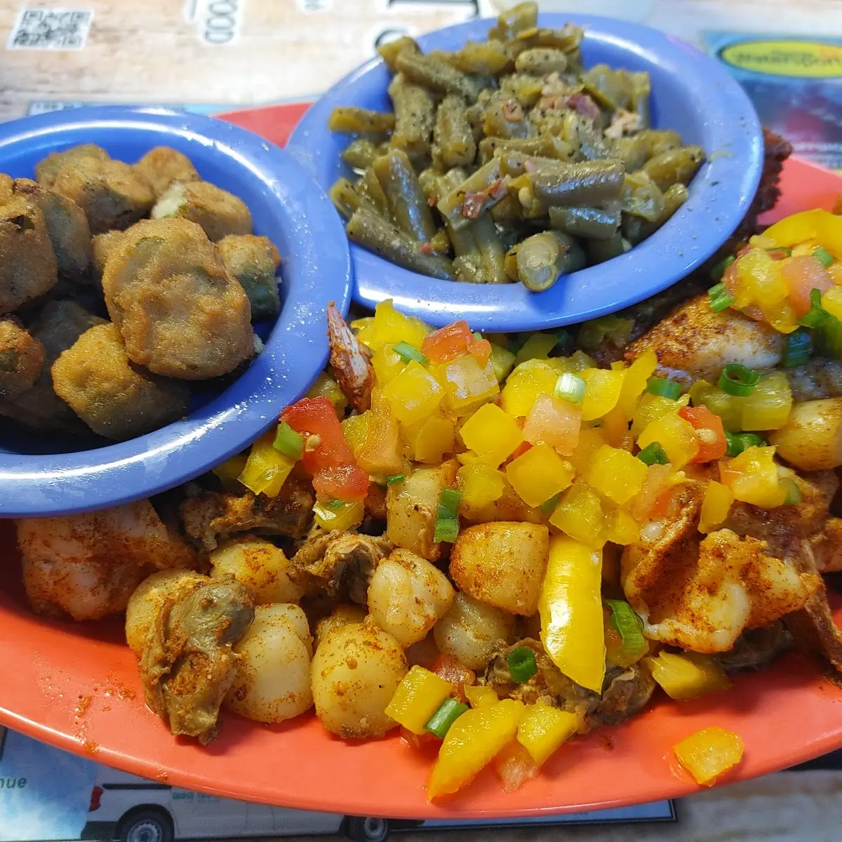 Blackened Seafood Platter