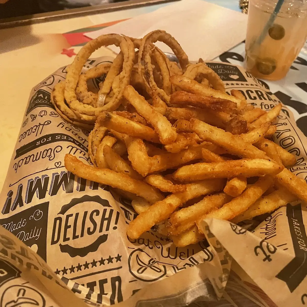 Fries and Onion Rings