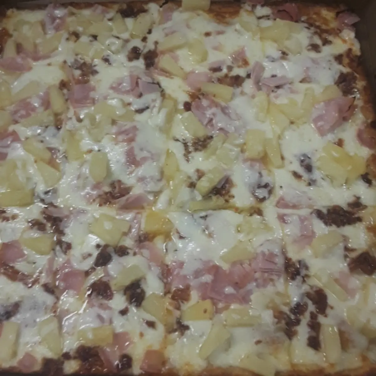 Sicilian Pie Pineapple Ham Bacon