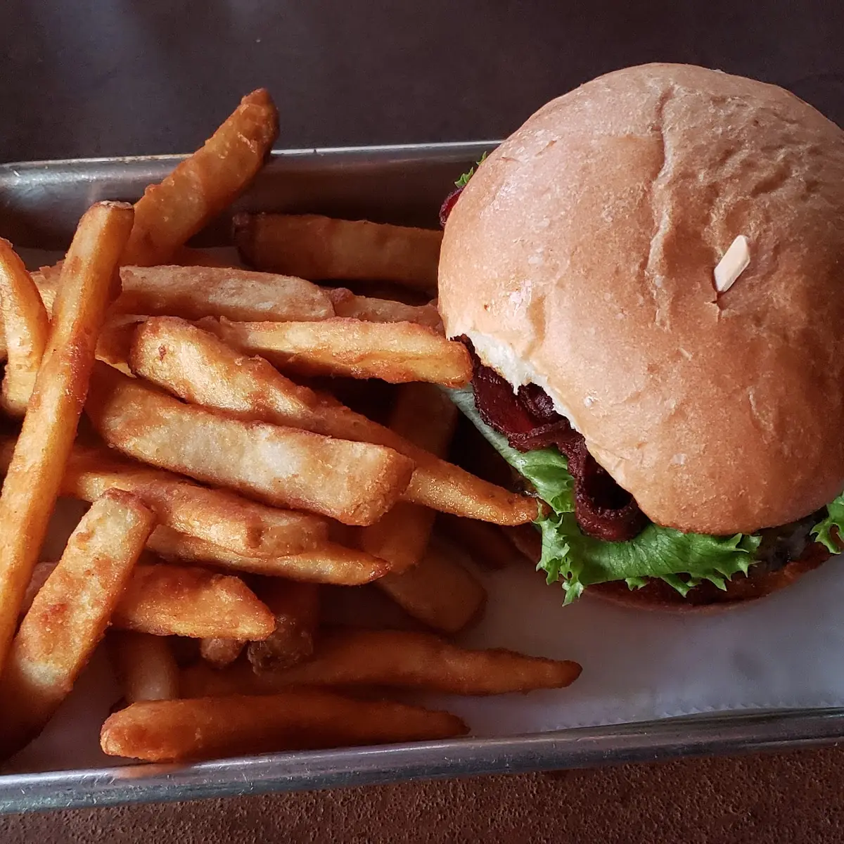 Bacon Cheeseburger with Fries