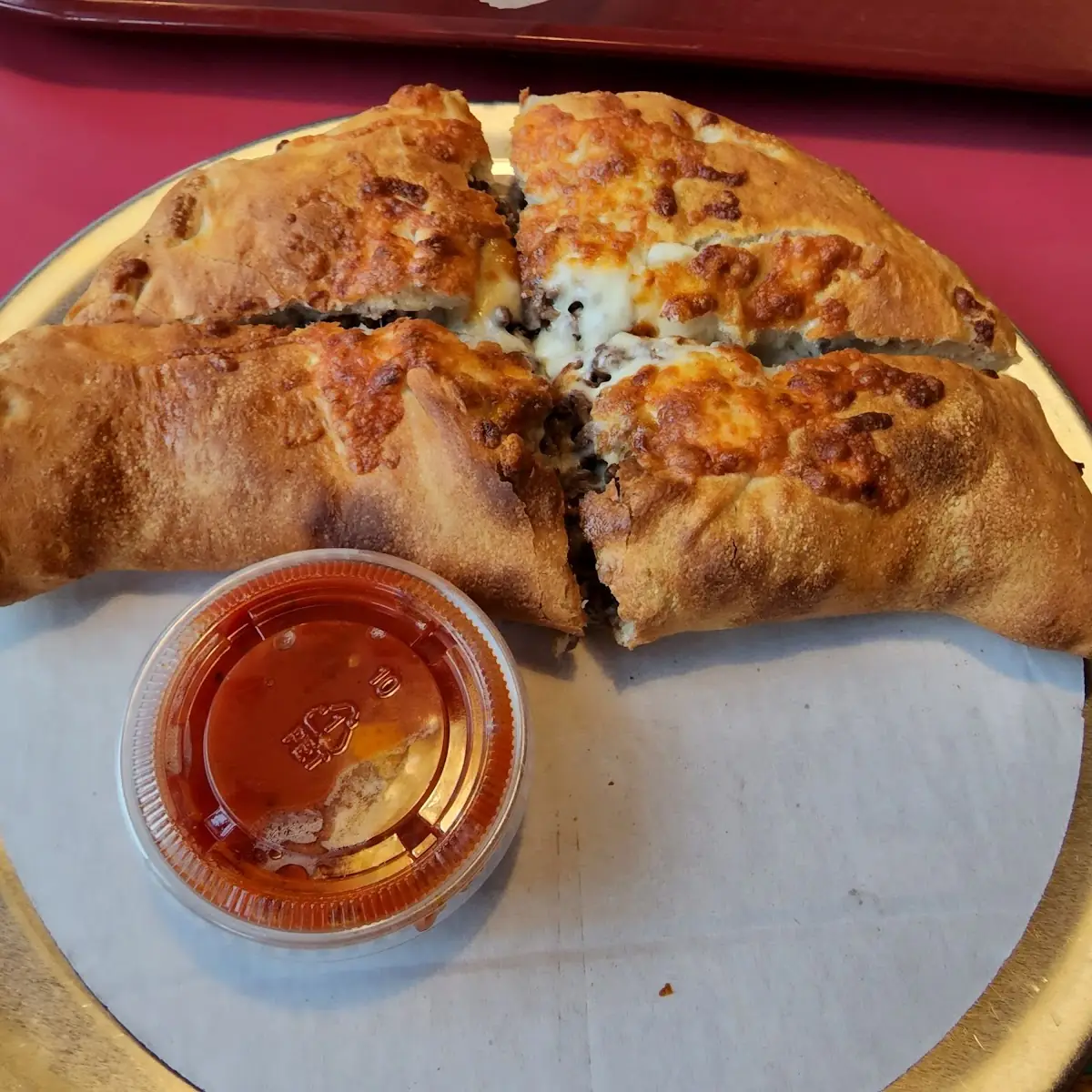 Steak and Cheese Calzone