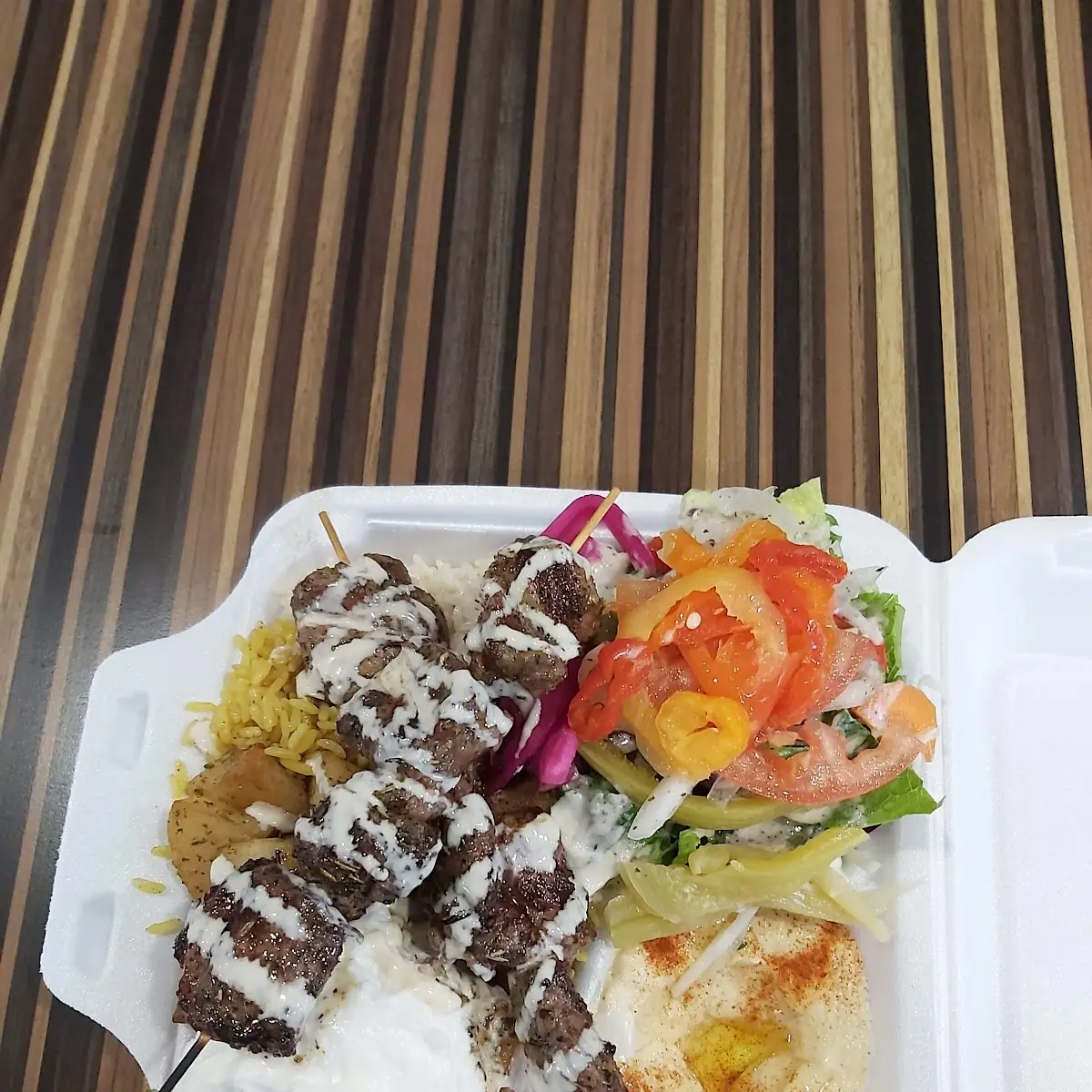 Donair Beef & Lamb Shawarma Platter, Shawarma Garden