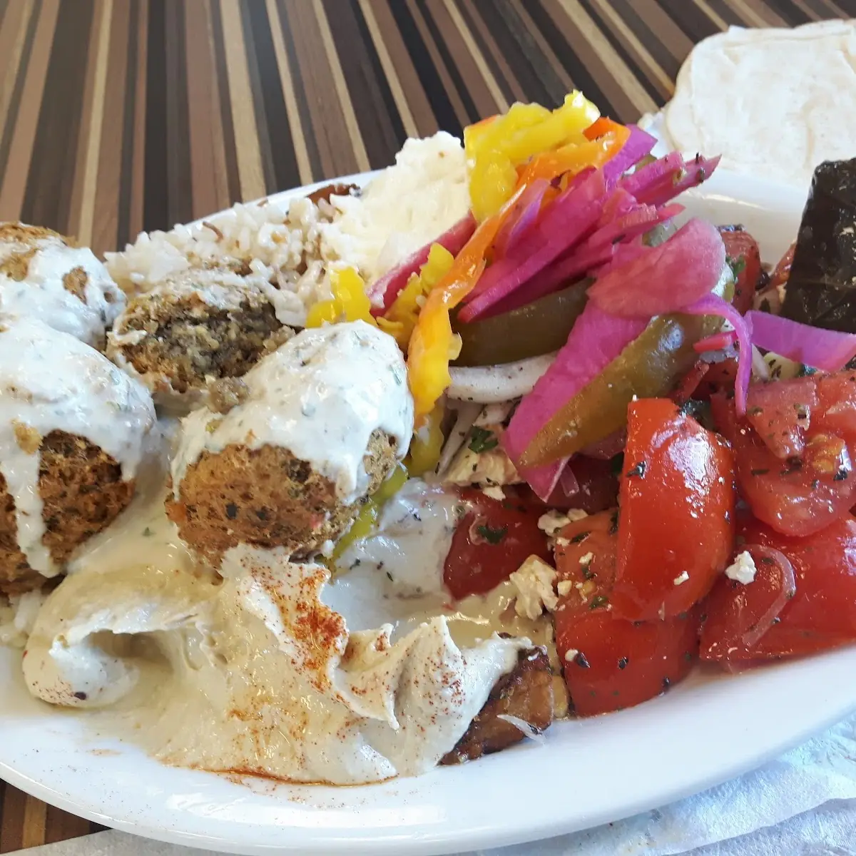 Falafel Platter, Shawarma Garden