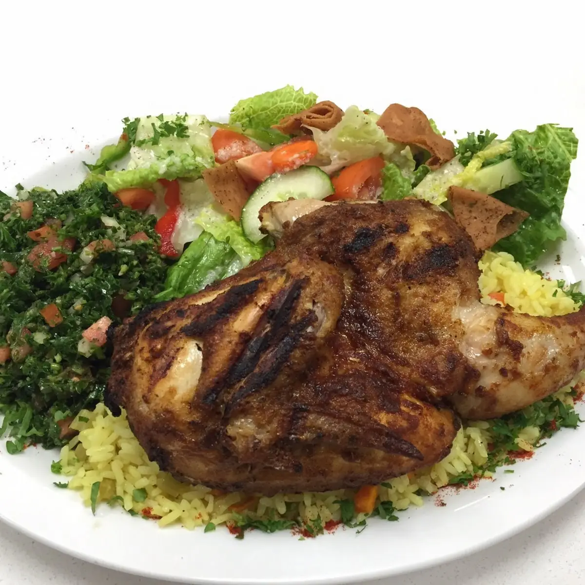 Half Chicken, Shawarma Garden