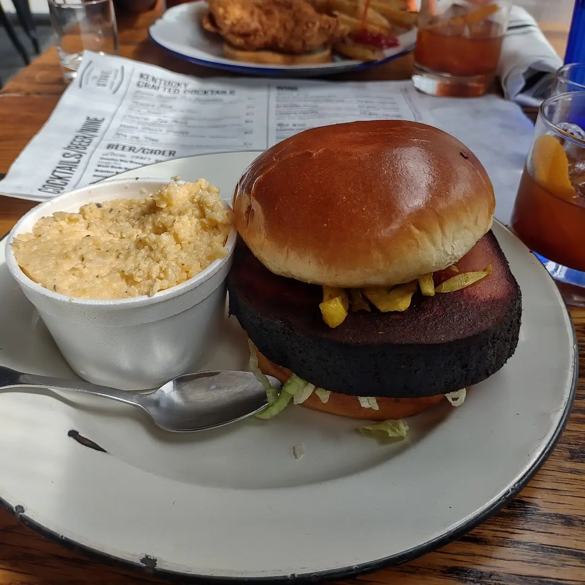 Fried Bologna Sandwich
