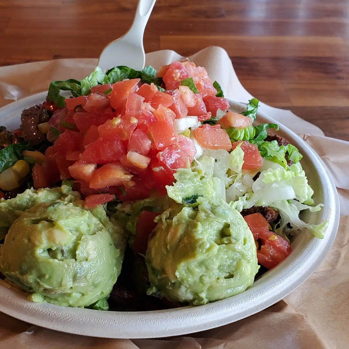 Chicken Bowl with Guacamole