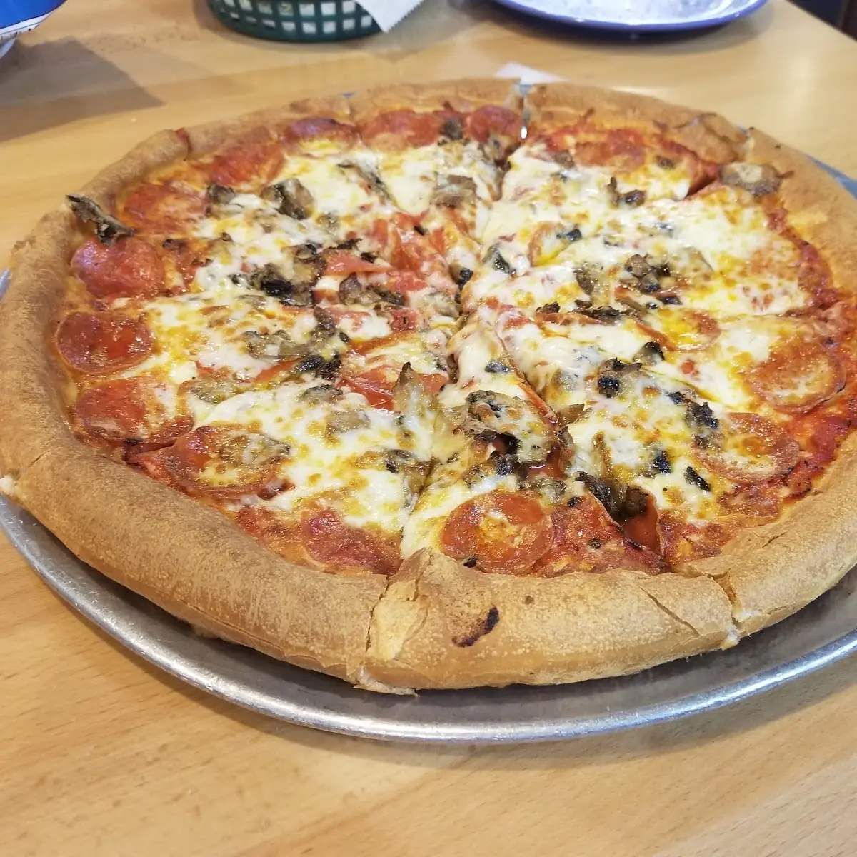 Pepperoni and Mushroom Pizza