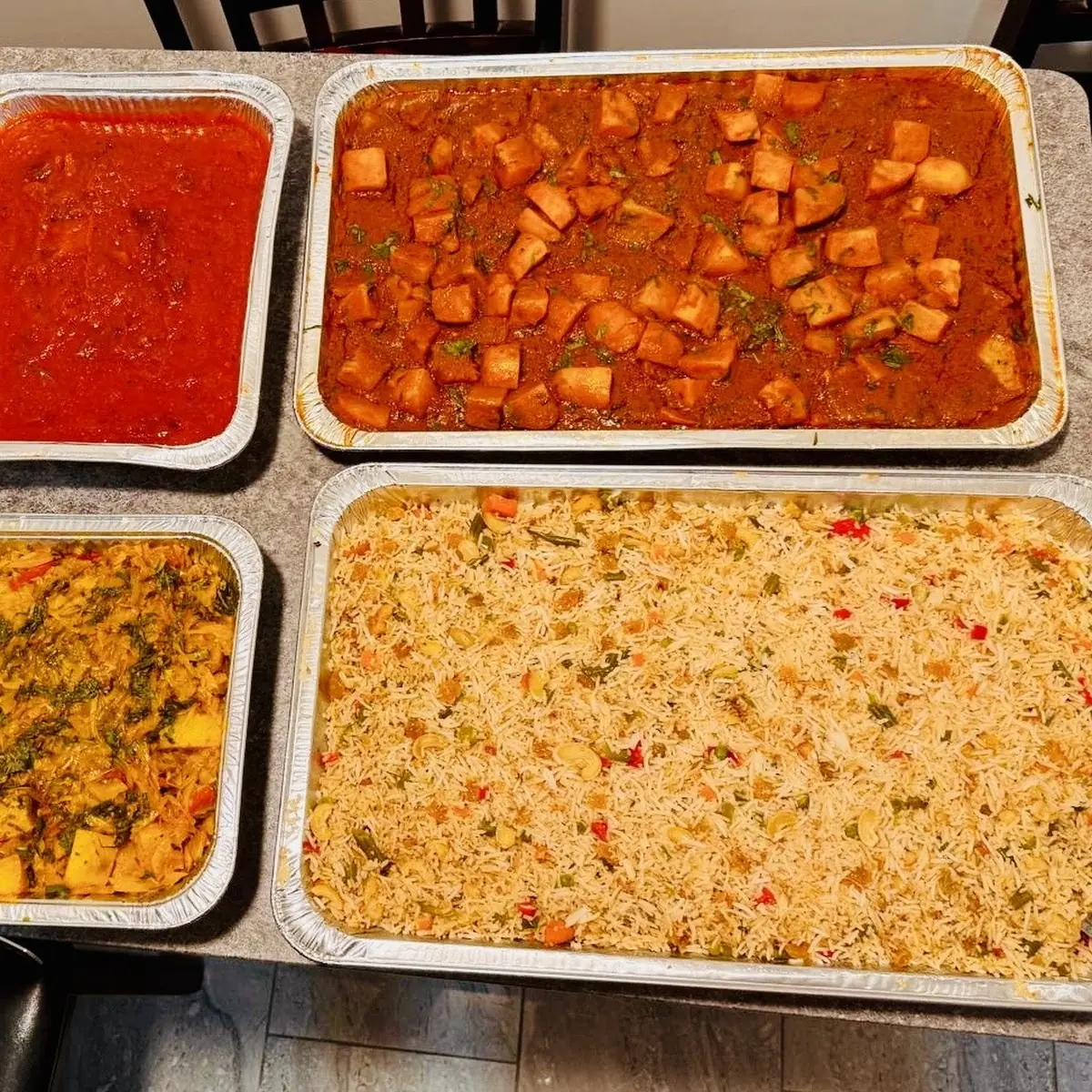 Veg Pulao Dhokar Dalna