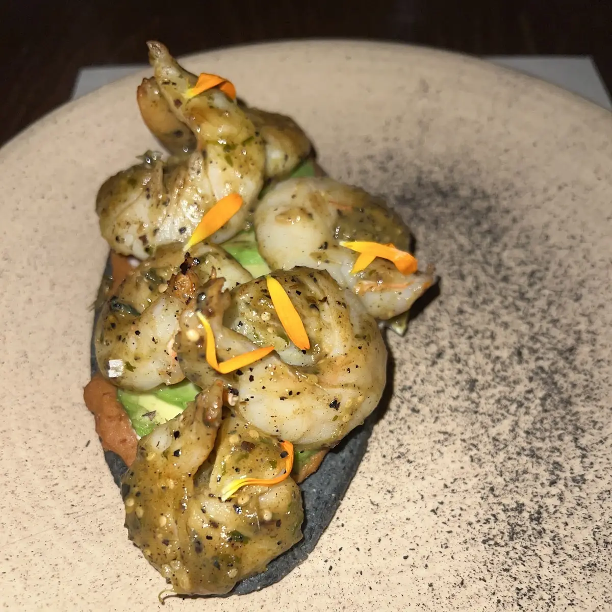 E - Hot Stone Shrimp