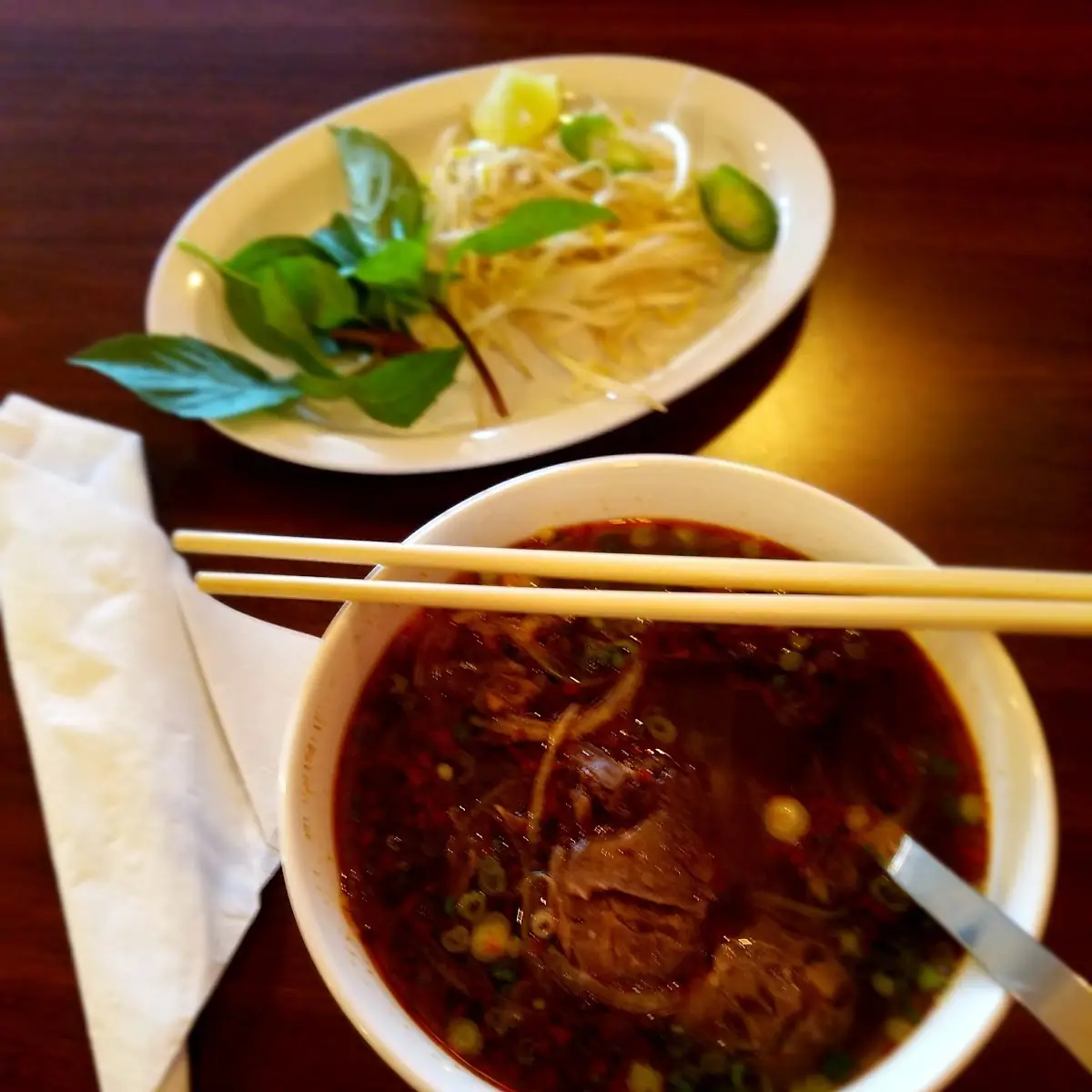 Spicy Pho Noodle with Beef Shank Soup