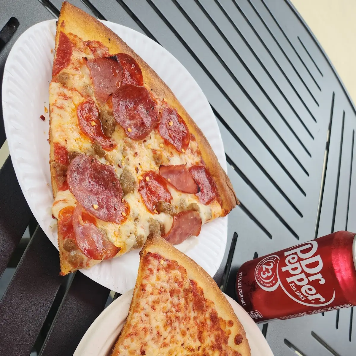 Pepperoni Pizza Slice Cheese Pizza