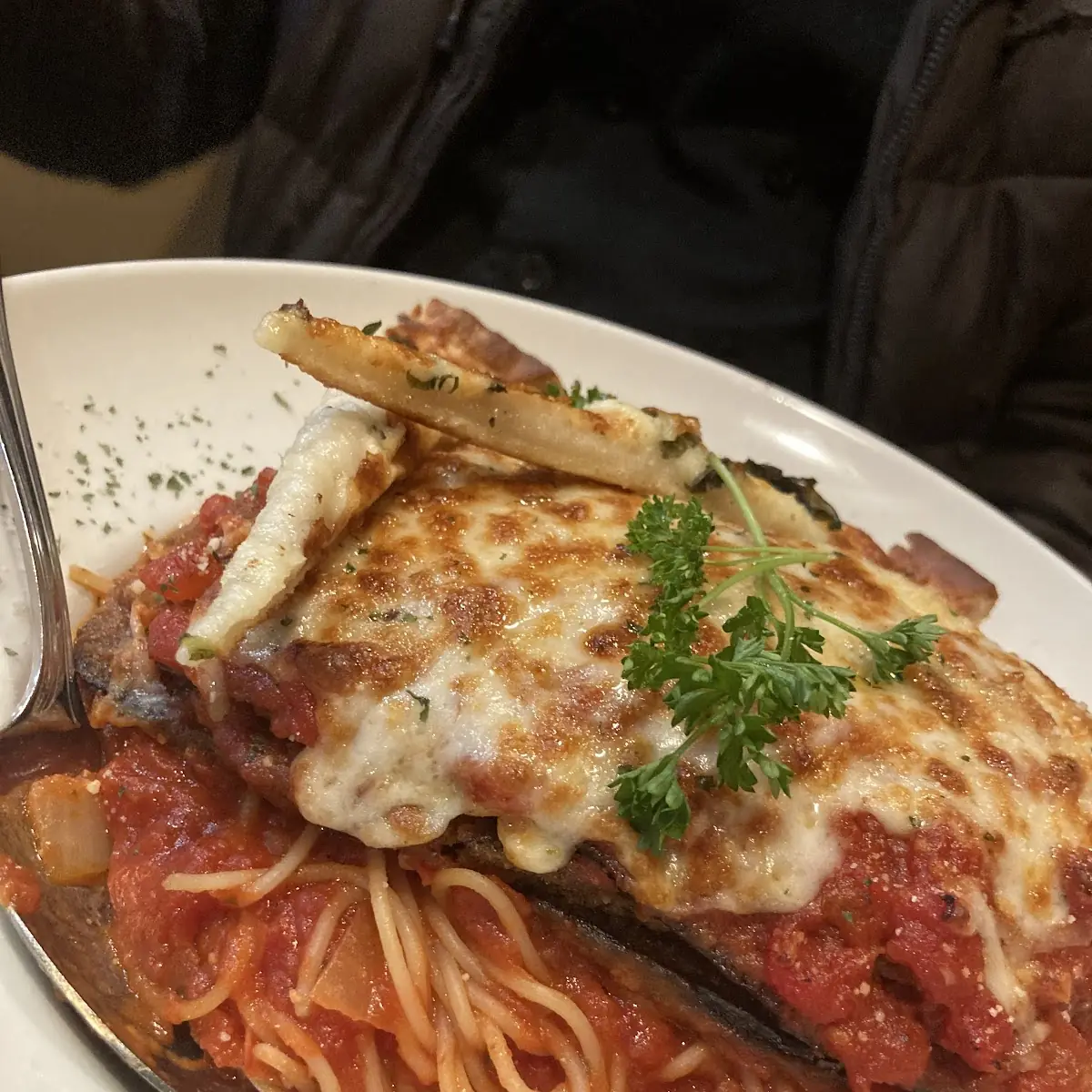 Eggplant Parmesan Calzone
