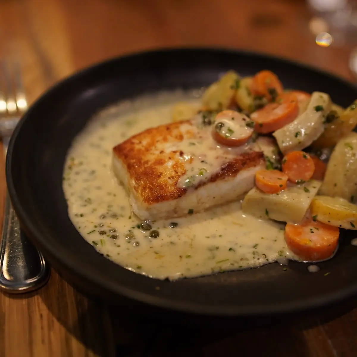 Halibut Beurre Blanc