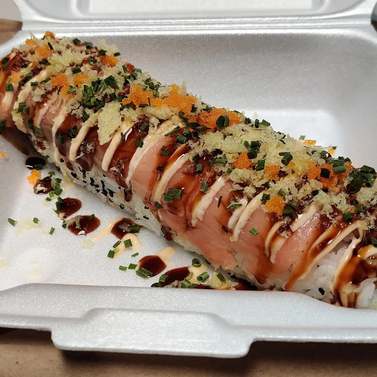 Smoked Salmon Sushi