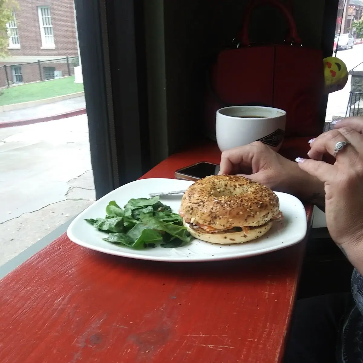 Bagel with Cream Cheese and Lox