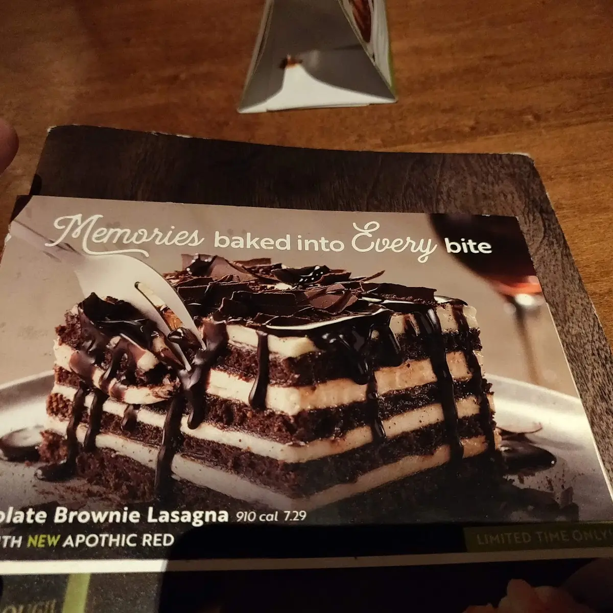 Chocolate Brownie Lasagna