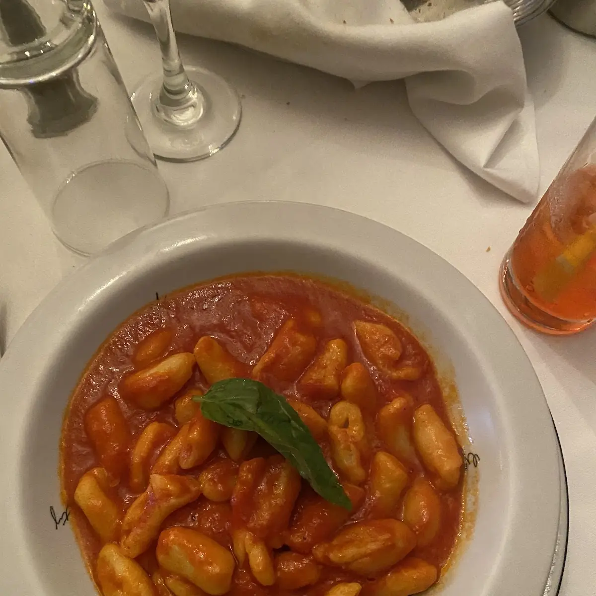 Gnocchi with Tomato Sauce and Basil