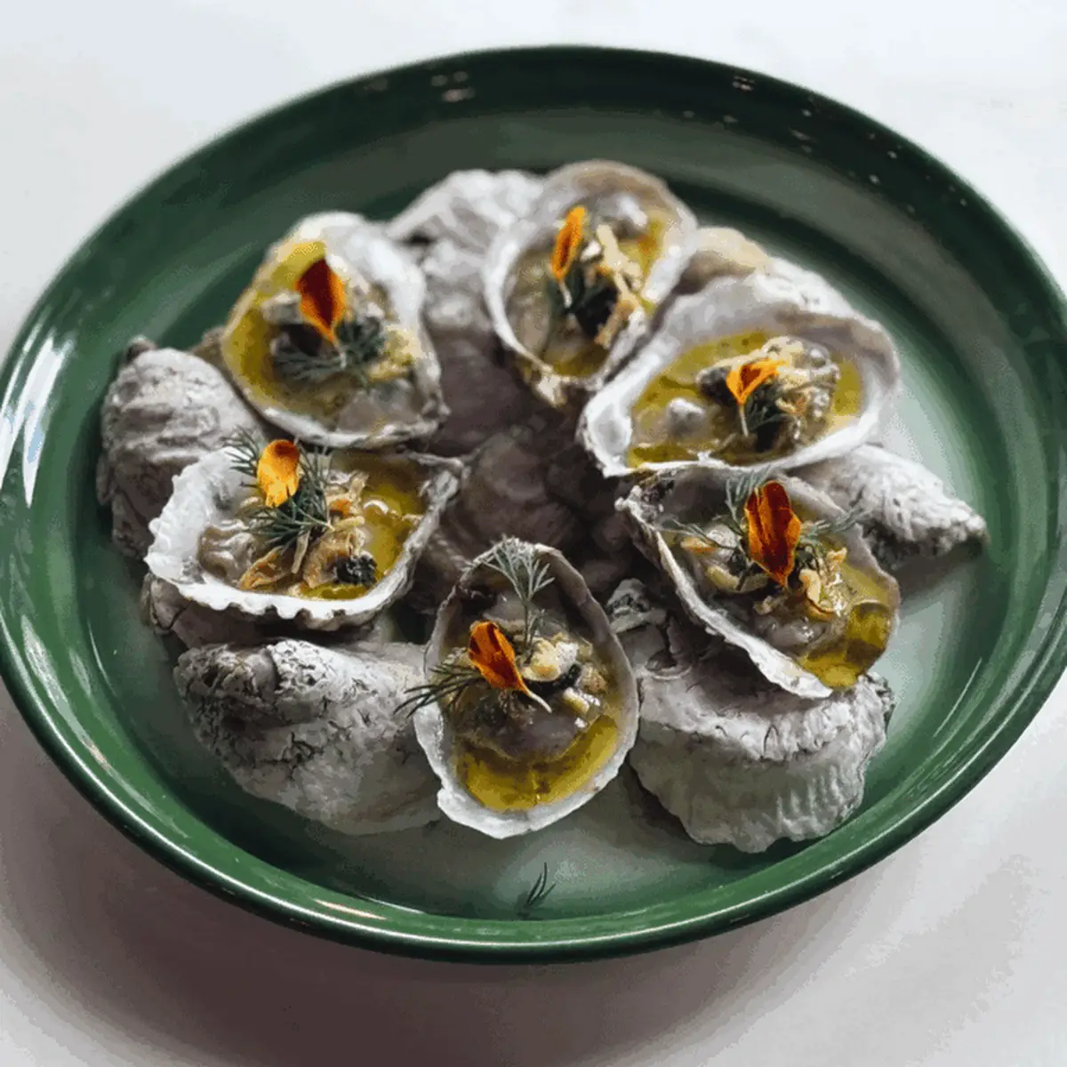 Fresh Oysters with Roe