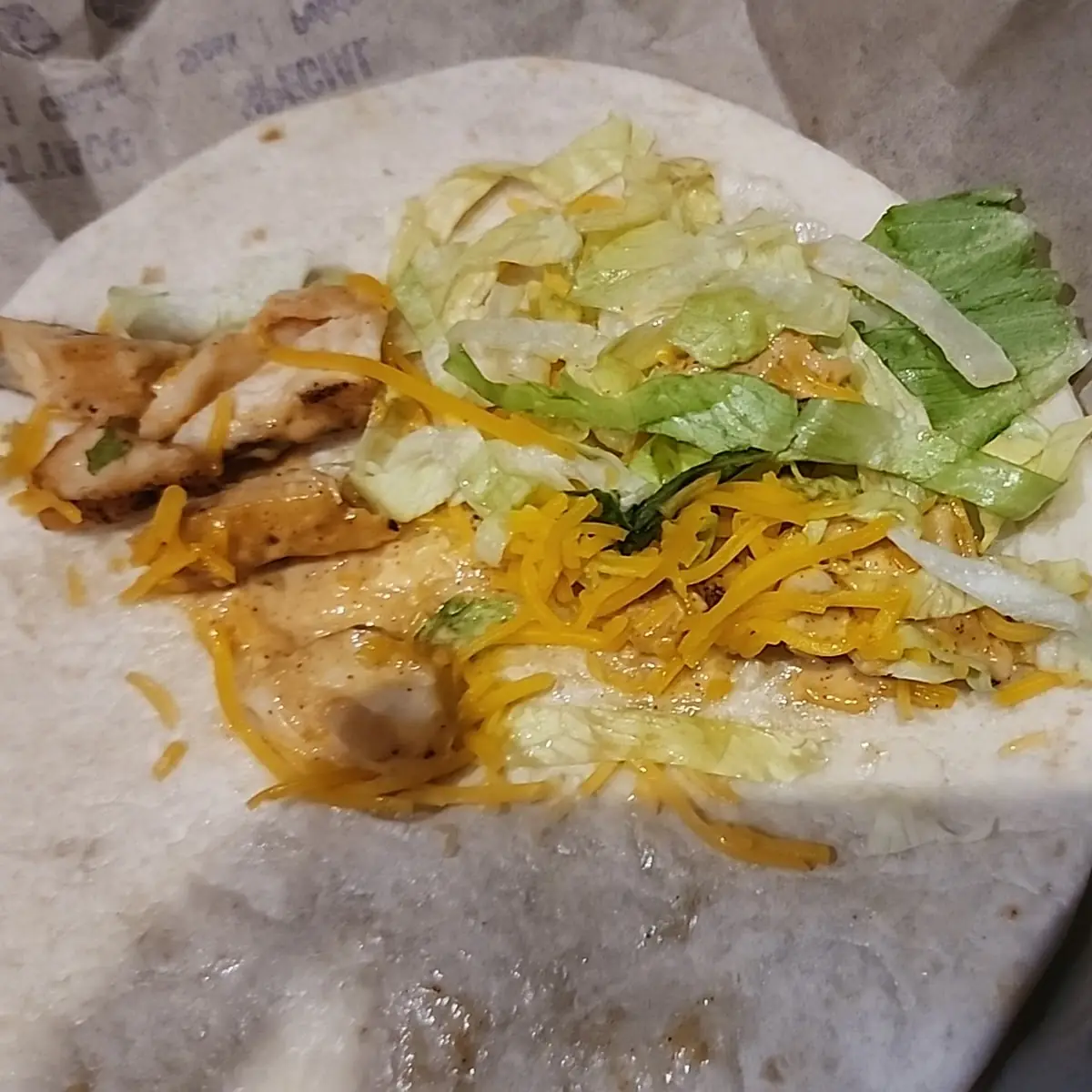 Lazy Chicken Soft Taco