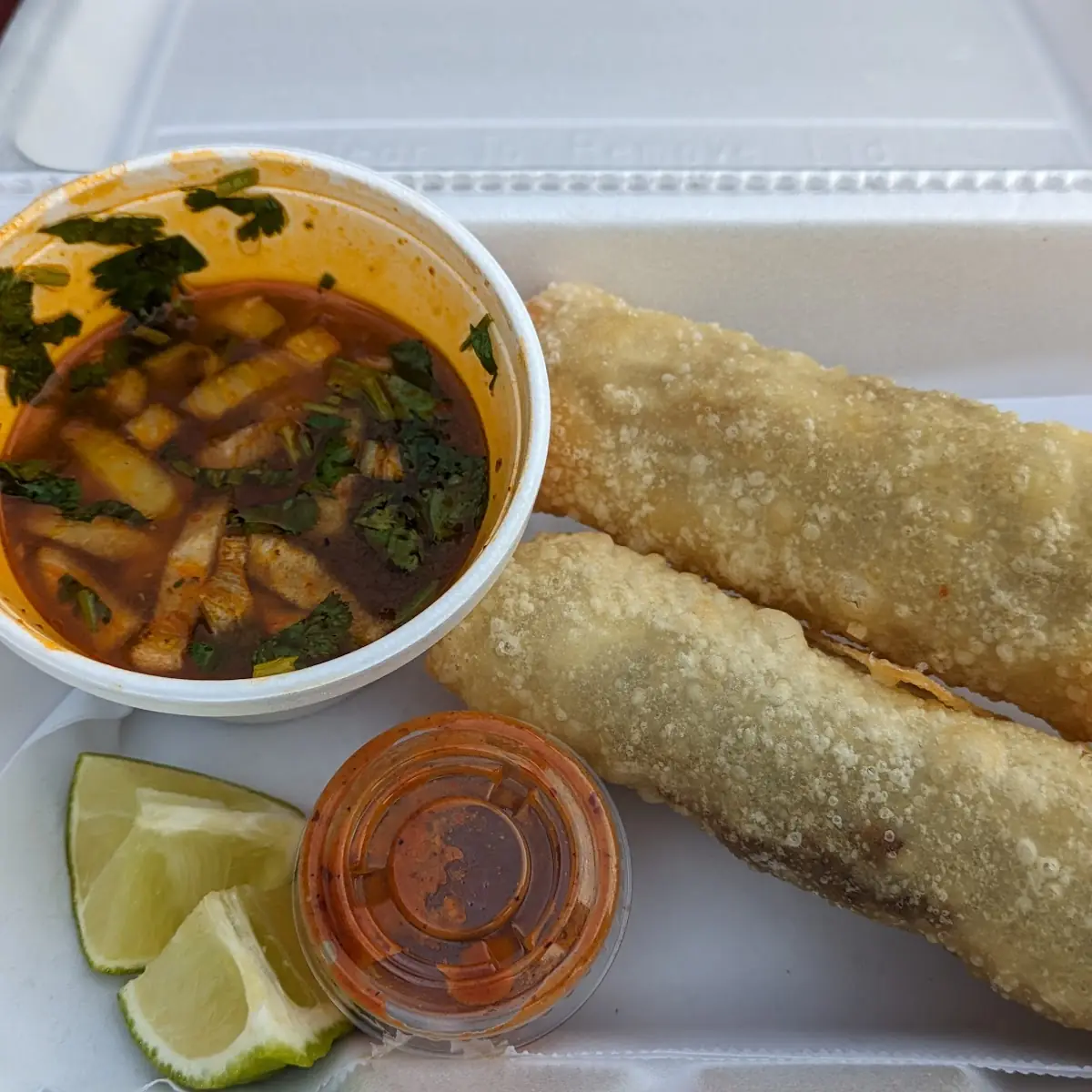 Quesabirria Egg Roll