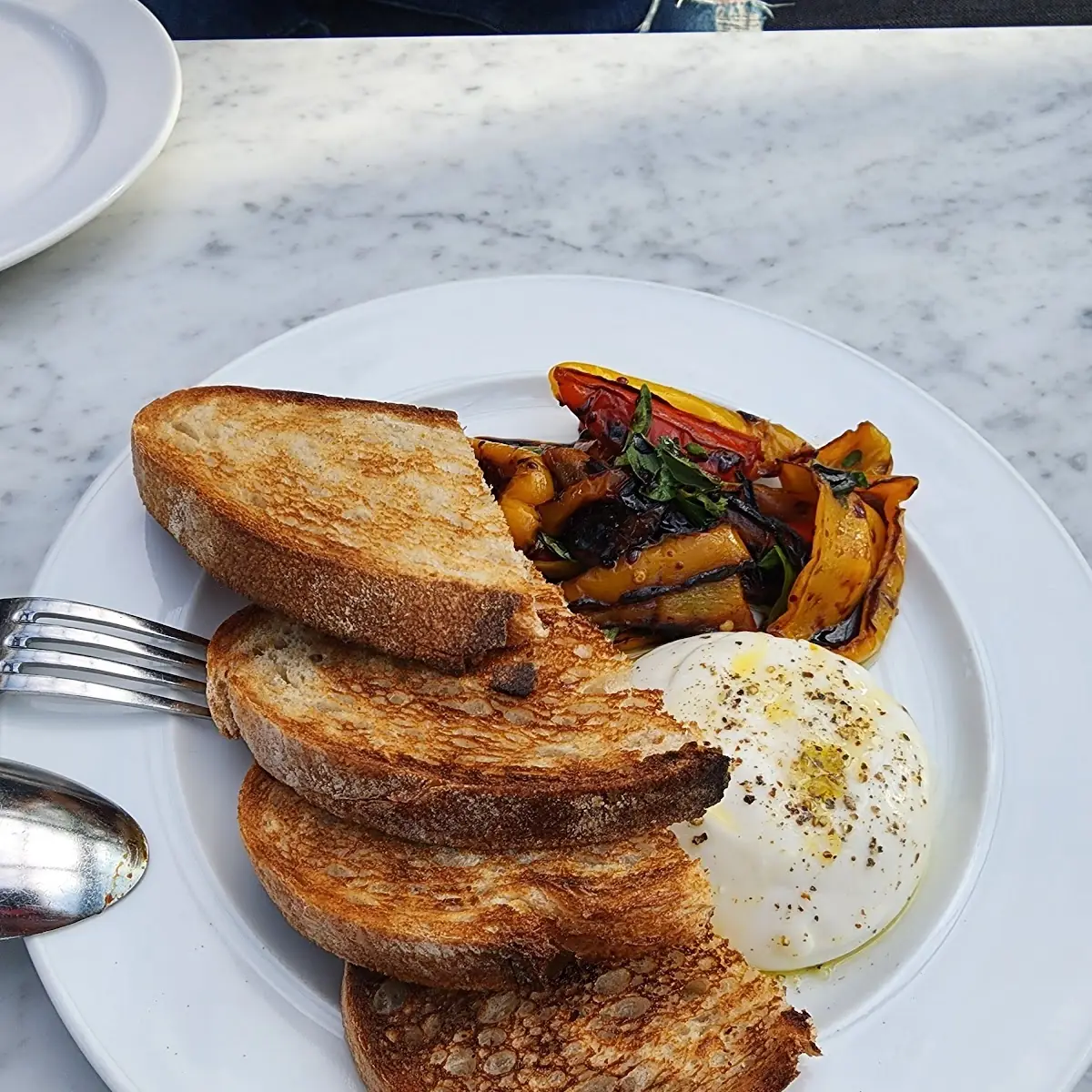 Burrata Roasted Peppers