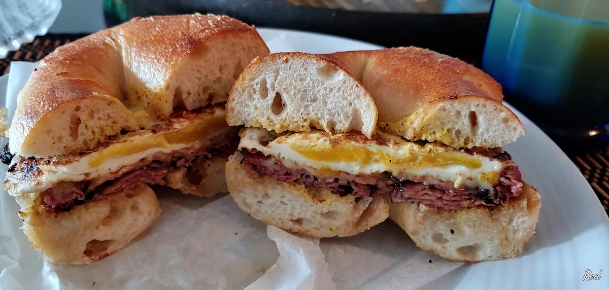 Pastrami Egg Swiss