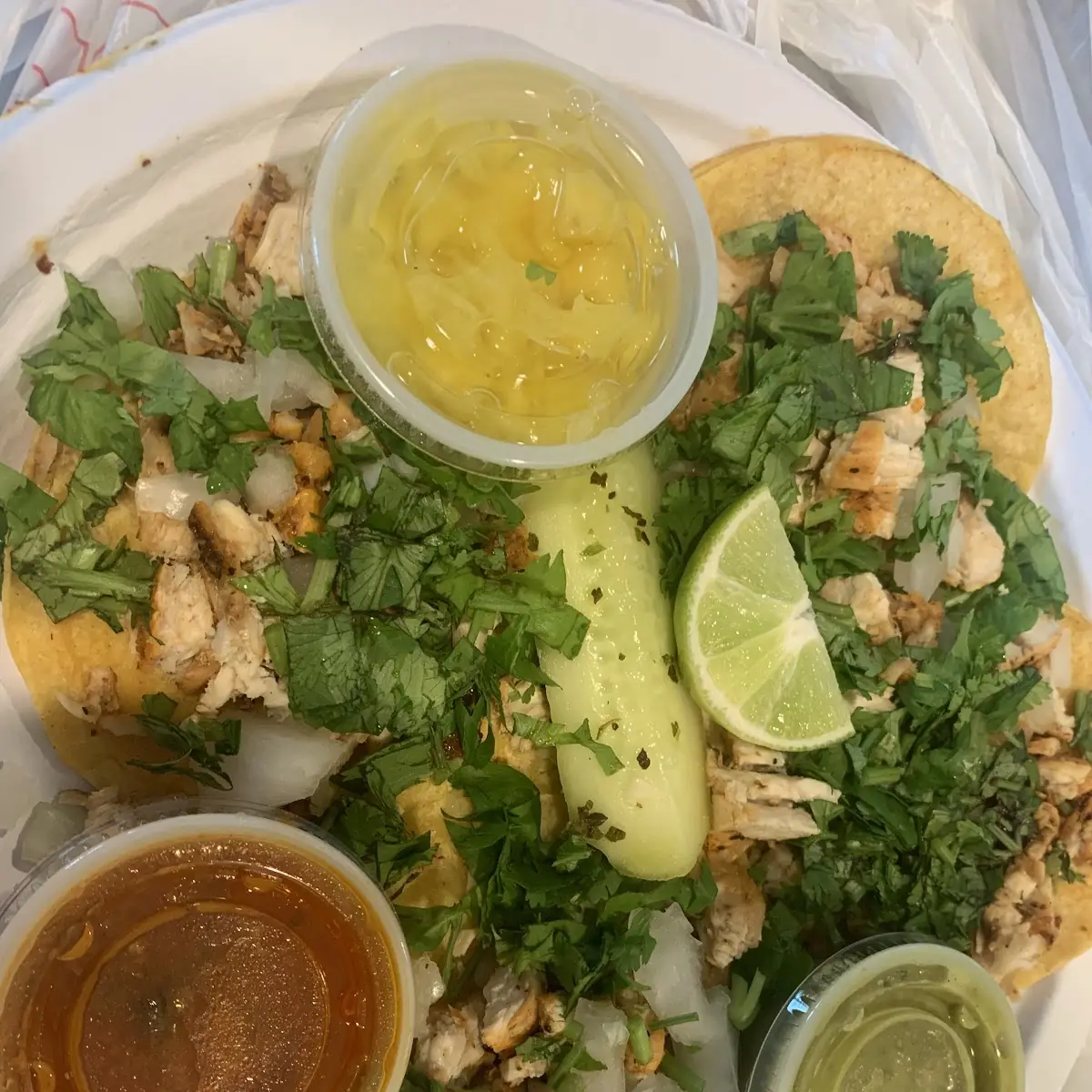 Chicken Taco Plate