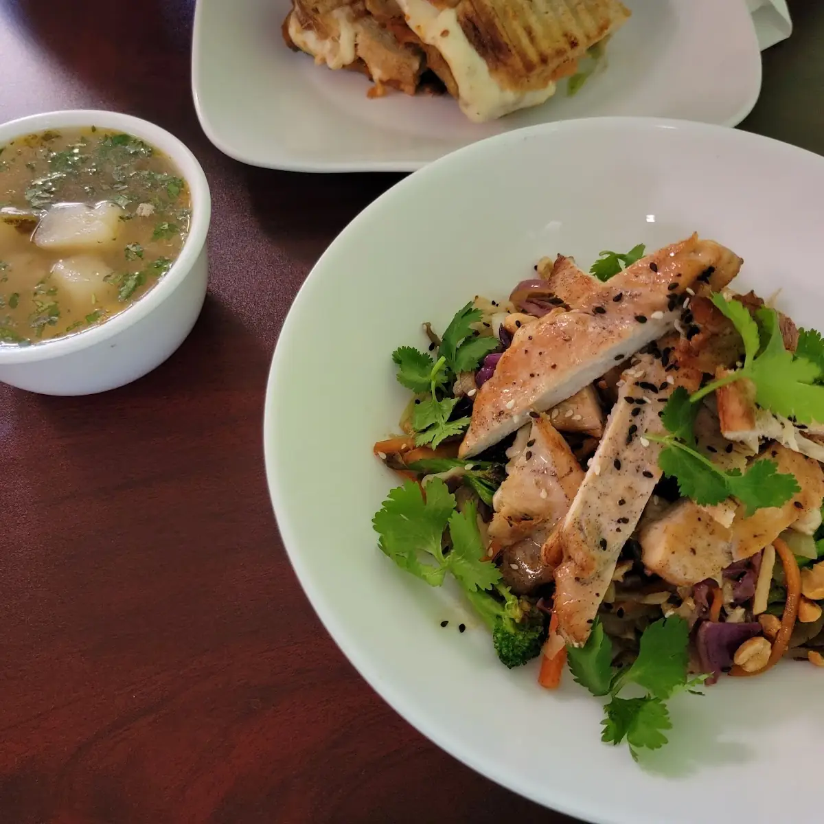 Grilled Chicken with Peanut Soba Noodles