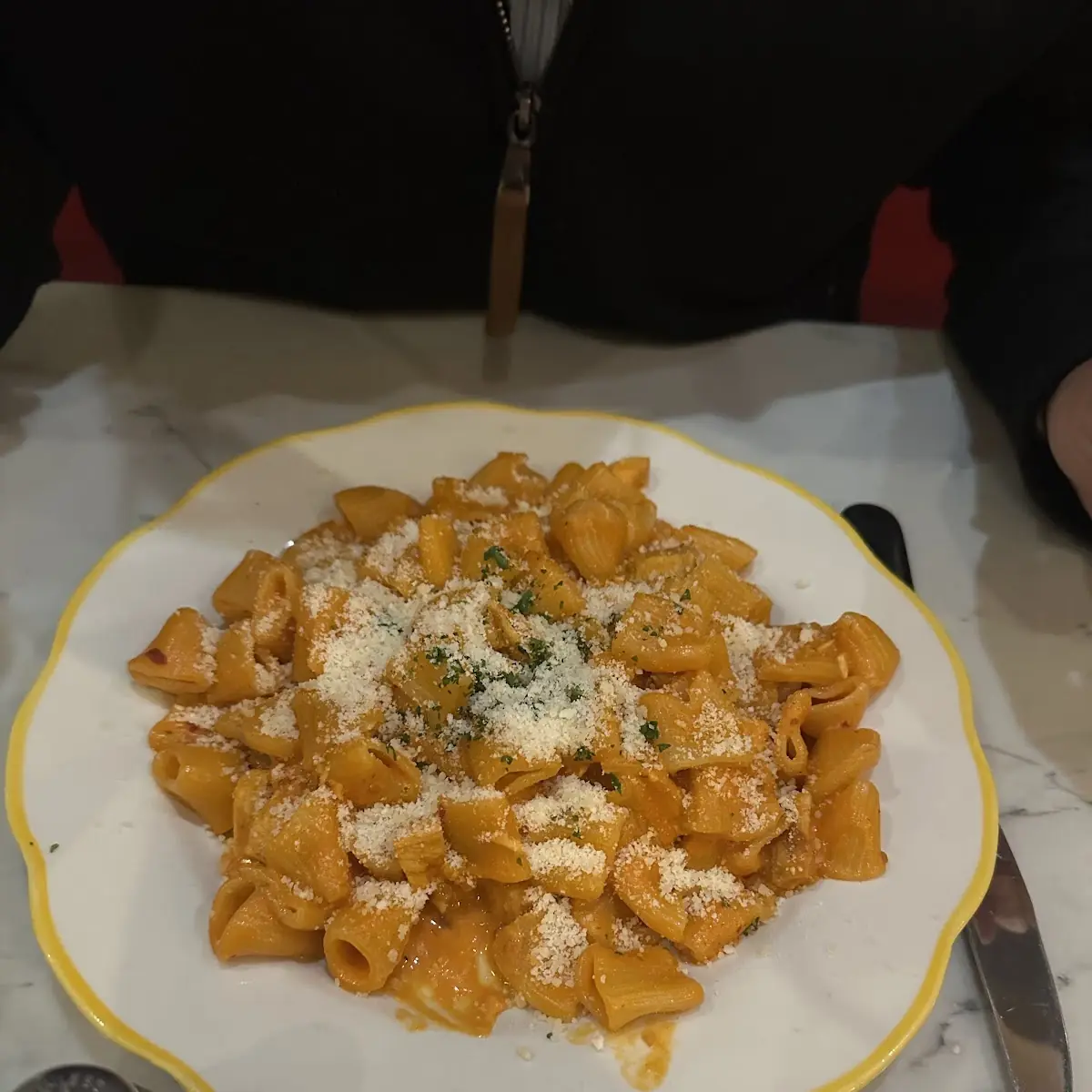 Spicy Rigatoni Vodka
