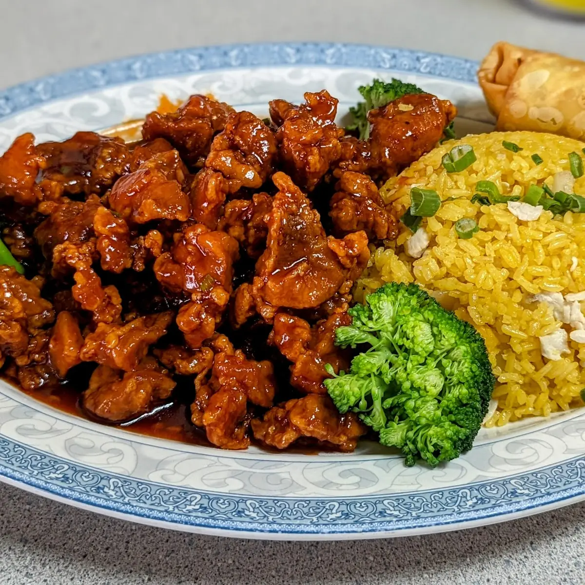 General TSO's Chicken & Fried Rice