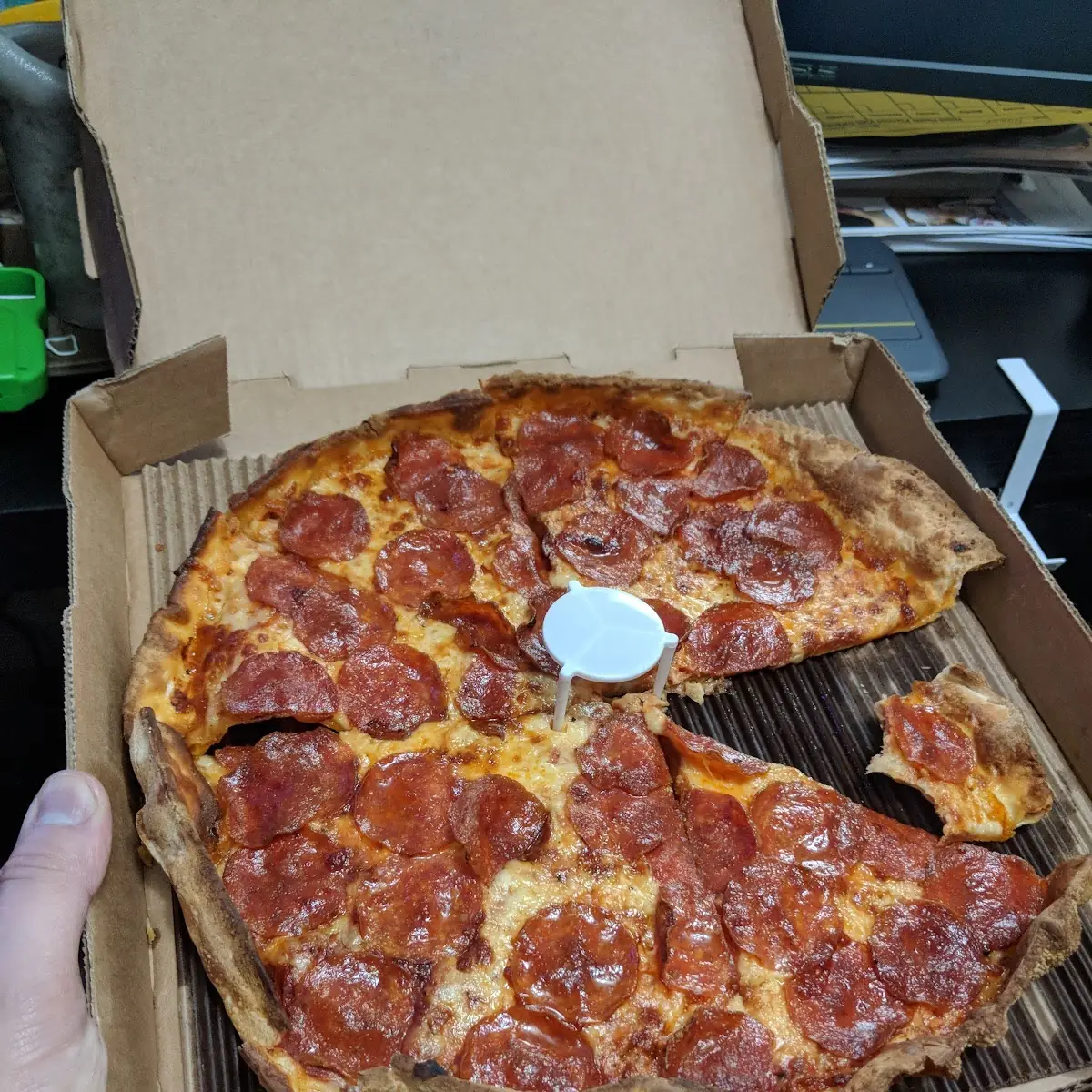 Small Thin Crust Pepperoni