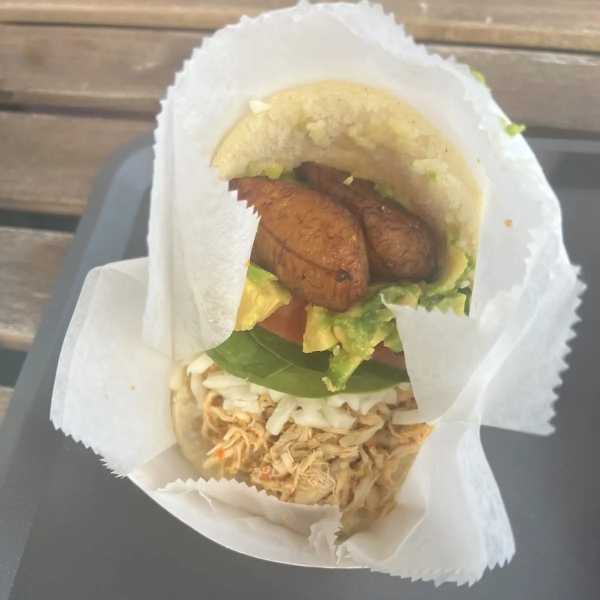 Chicken Arepas