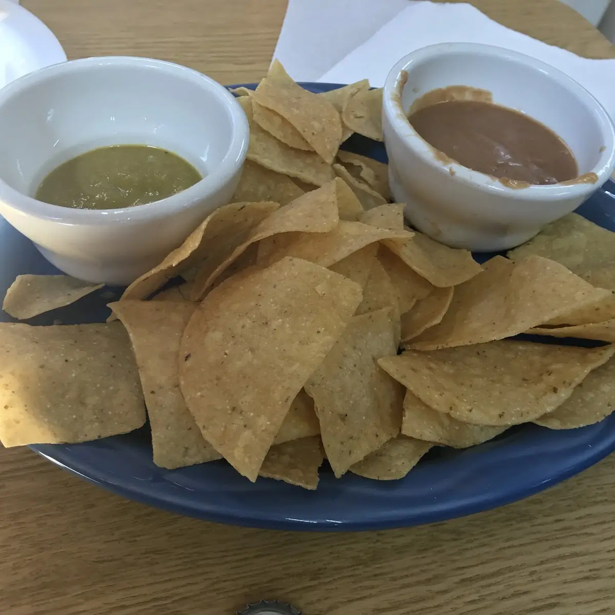 Chips Salsa Beans