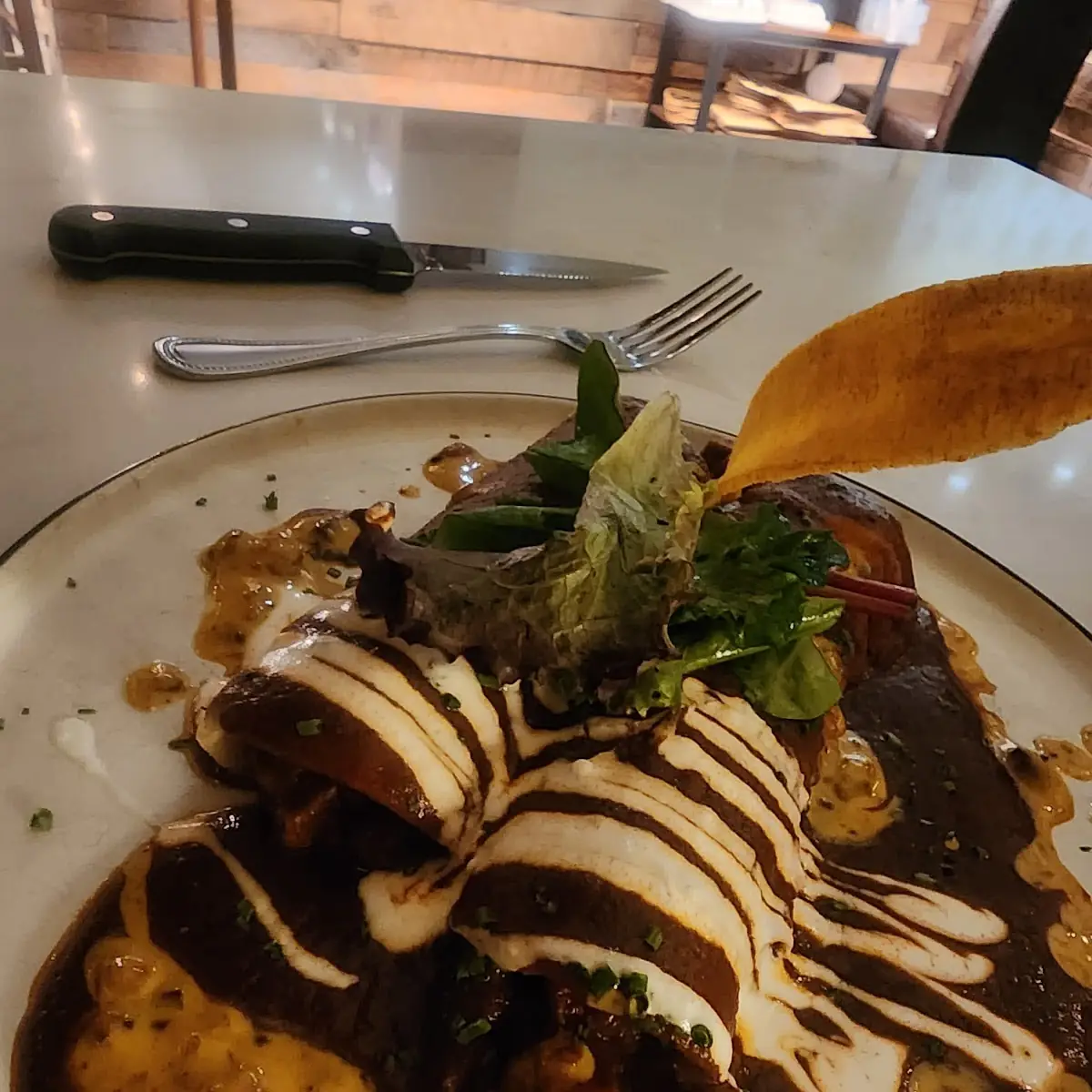 Chicken Mole Enchiladas