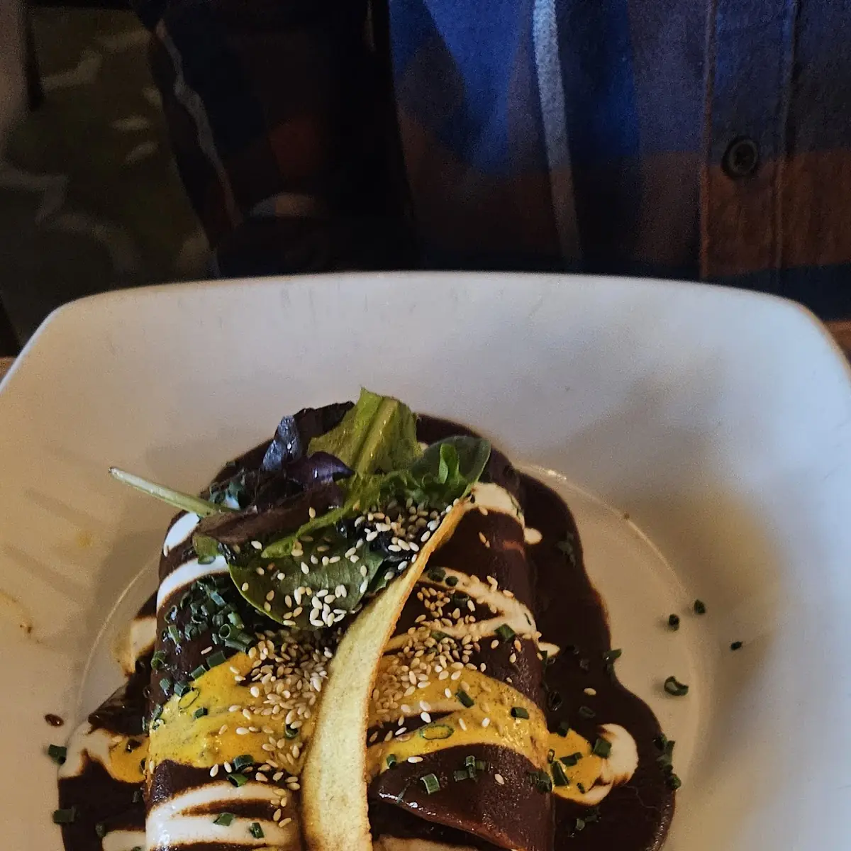 Enchiladas De Mole Poblano