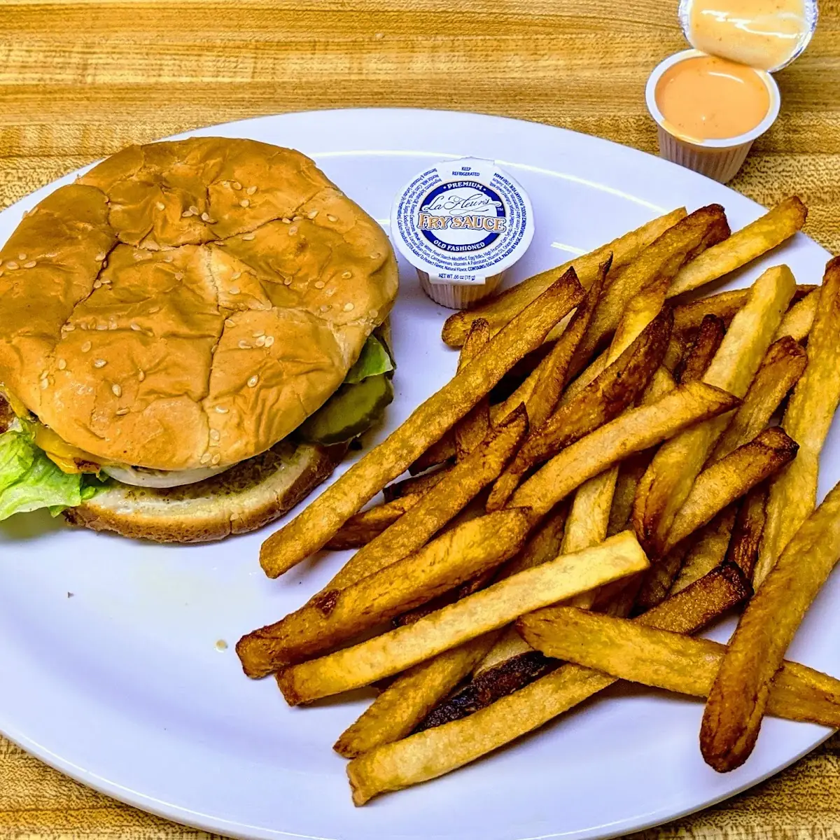Cheeseburger and Fries