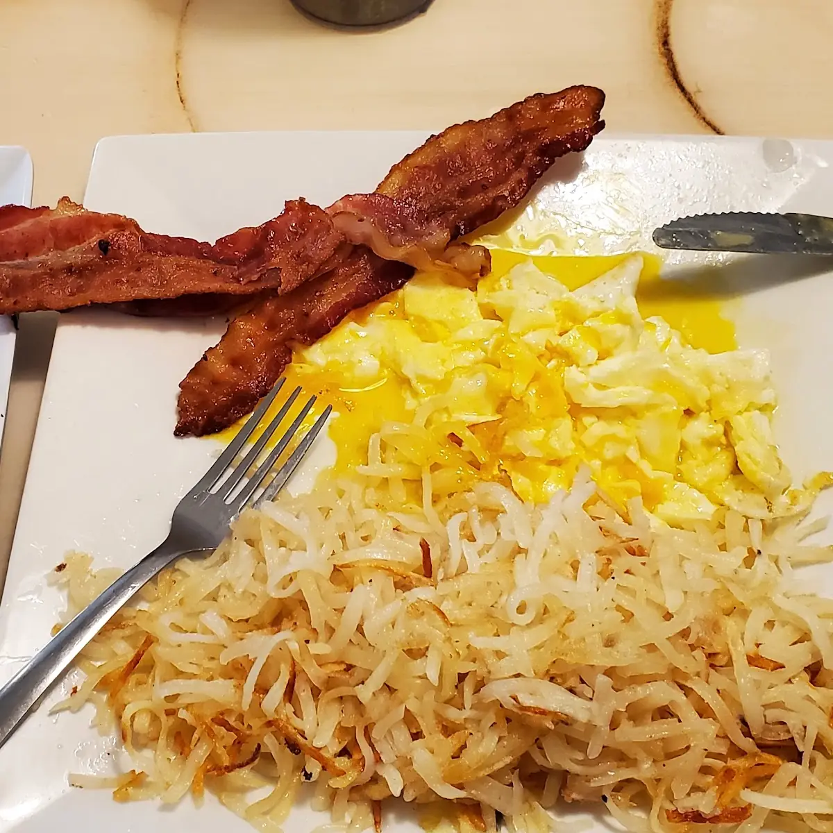Hash Browns Eggs Bacon Gravy Biscuits
