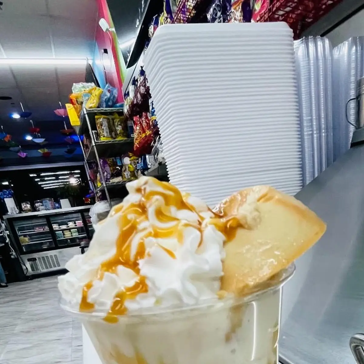 Fresas Con Flan Napolitano