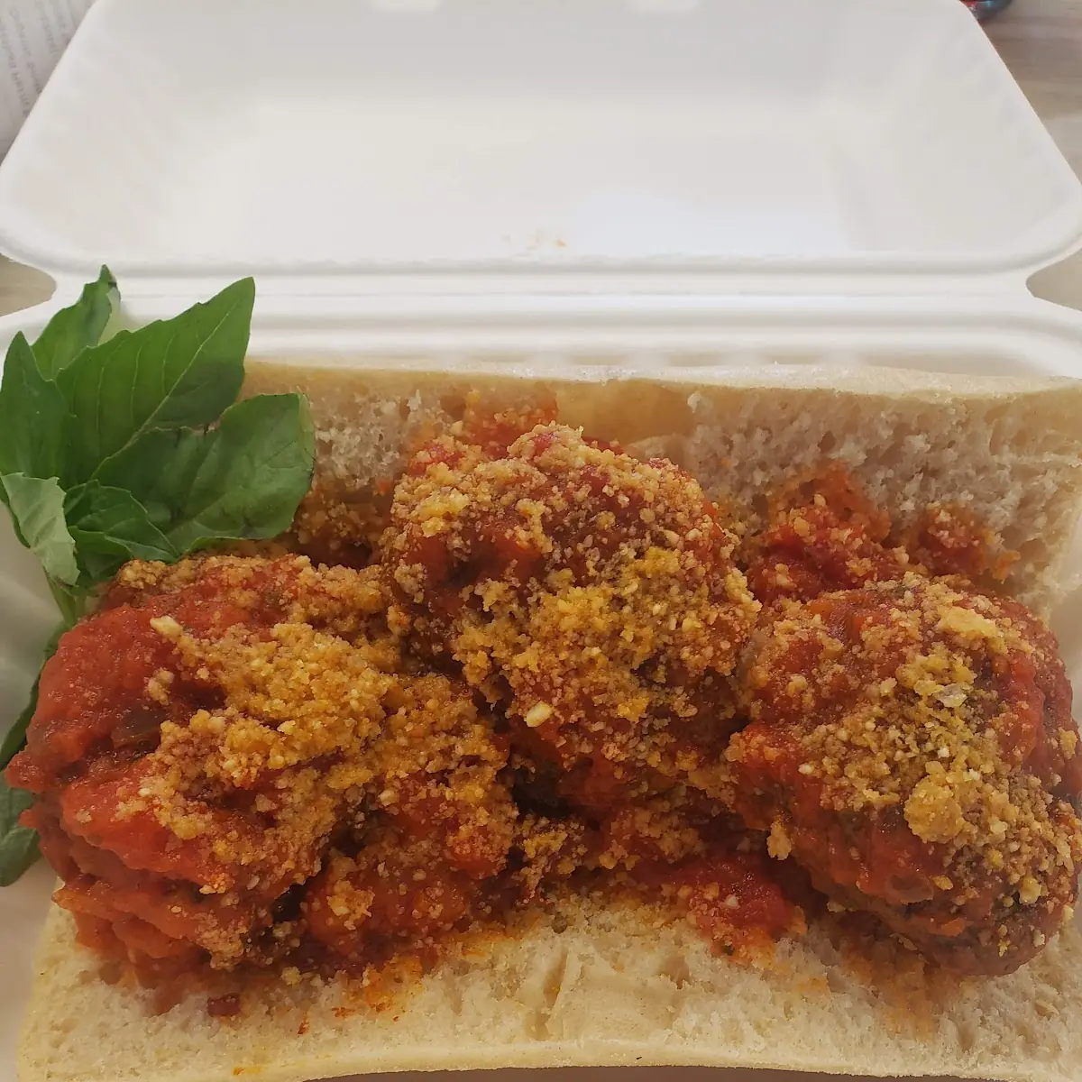 Meatball Parmesan Sub