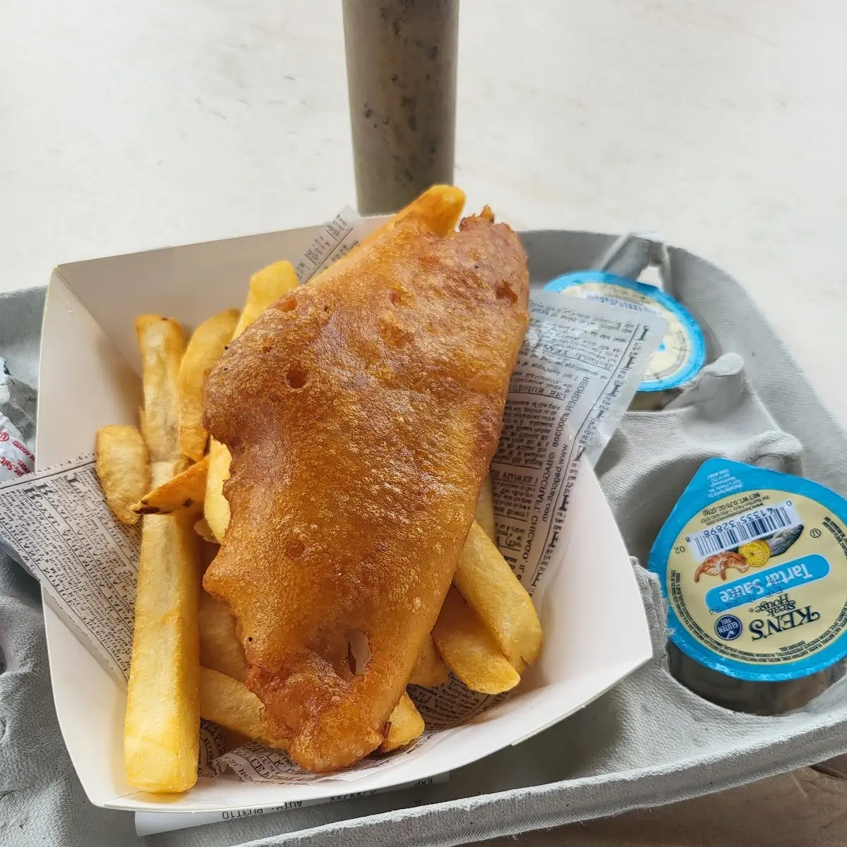 Beer-Battered Fish and Chips